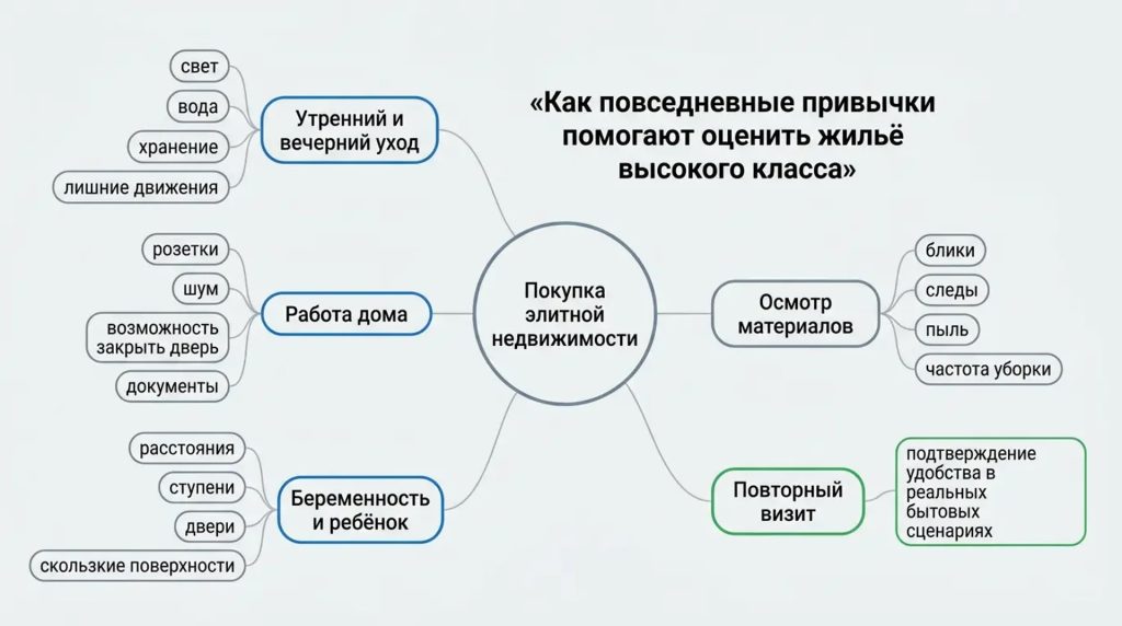 Как повседневные привычки помогают оценить жилье высокого класса